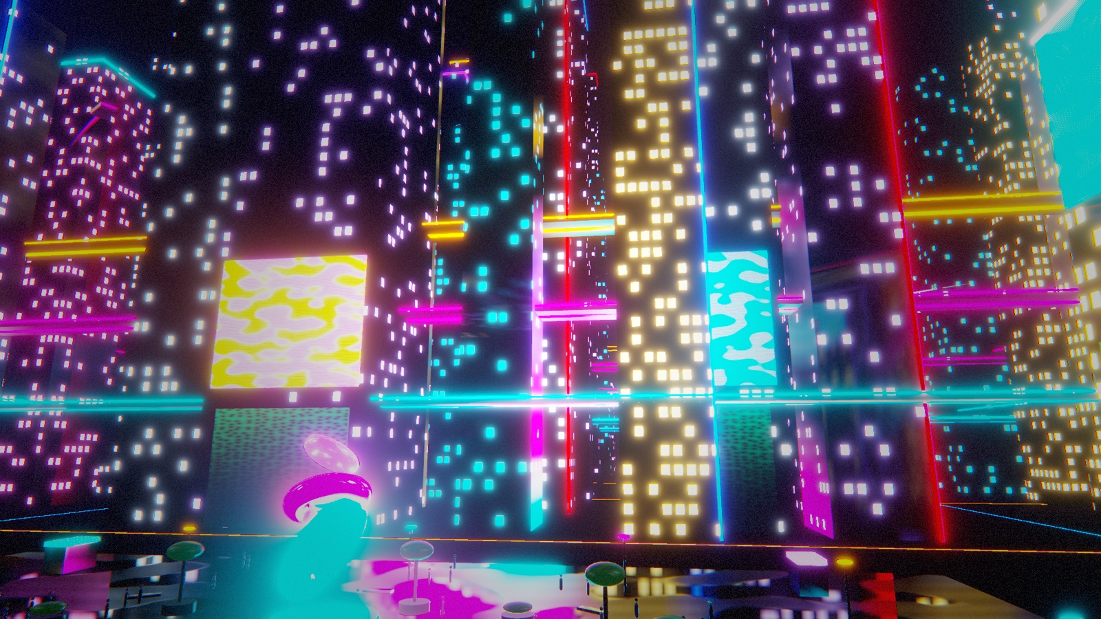 Neon City street level